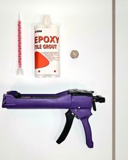 Epoxy Tile Grout + Gun Kit