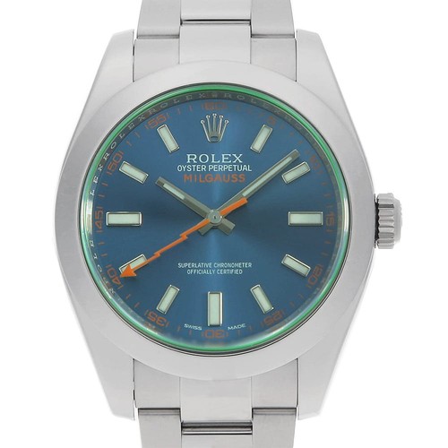 Rolex milgauss blue 116400gv - z,