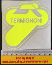 2x Fluro Yellow Termignoni