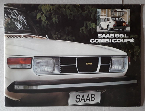 Saab combi coupe brochure - saab, 99