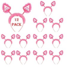 Hen Party Head Boppers Girls Ladies Night Out Pink Headband Wedding Accessories