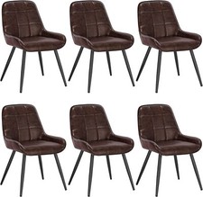 WOLTU Set of 6 Faux Leather