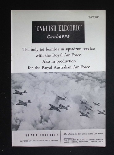Original 1953 advert english - original,