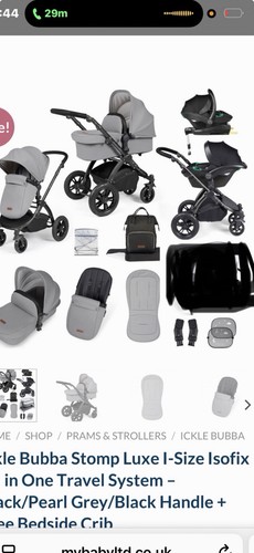 Ickle bubba stomp luxe size - bubba, i-size