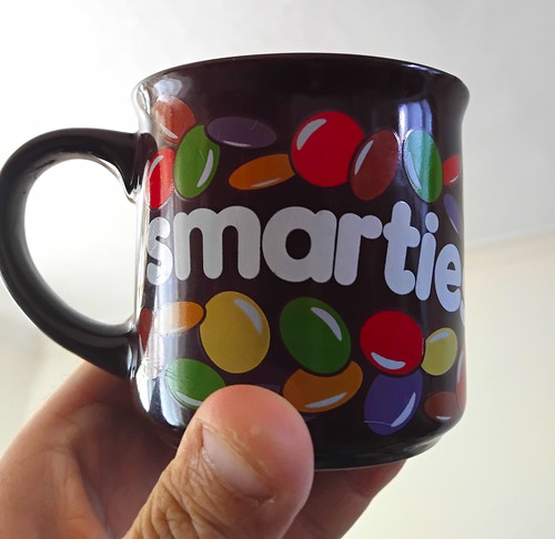 Smarties black ceramic coffee - smarties,