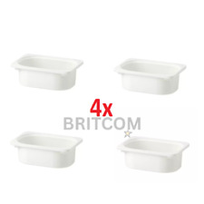 4x New IKEA TROFAST Storage Box Unit Strong Stackable Plastic boxes 20x30x10cm