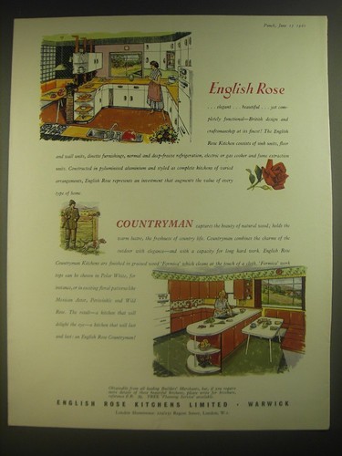 1960 english rose kitchens - english,