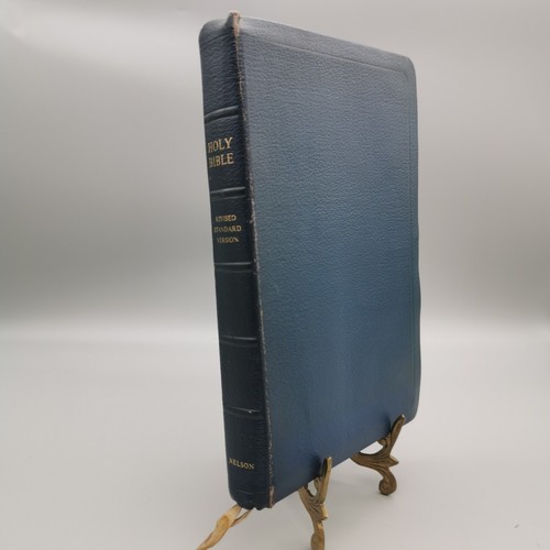 1961 holy bible blue with - holy,