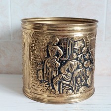 Vintage Bates Brass Planter