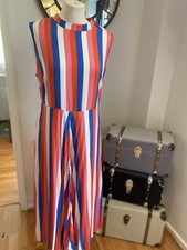 Boden Rainbow Stripe Jumpsuit