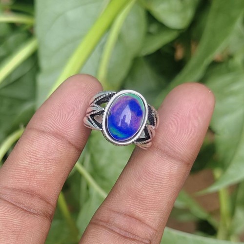 Color changing mood ring 925 - color, ring,