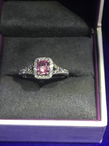 18carat white gold pink - 18carat,