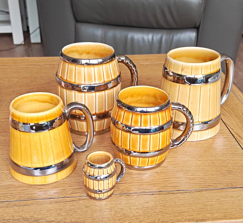 Wade ceramic beer mugs - wade, set