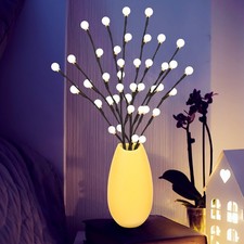 2 Pcs Led Decorative Lights for Decoration Branch Vase Twig Colored
