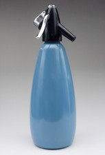 Blue BOC Soda Siphon Sparklet's Hostmasters Bottle Retro 1970s