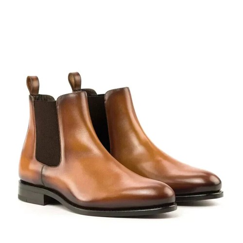 Handmade men dark tan - men's,