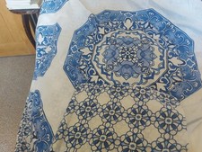 Duvet Cover Set Double Blue