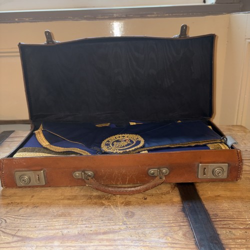 Vintage masonic suitcase - suitcase, &