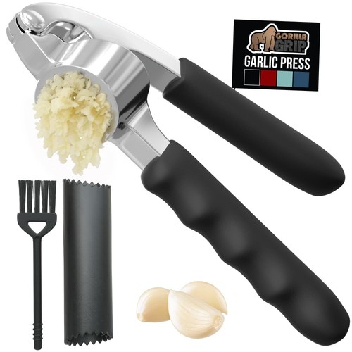 Gorilla grip garlic press and - grip,