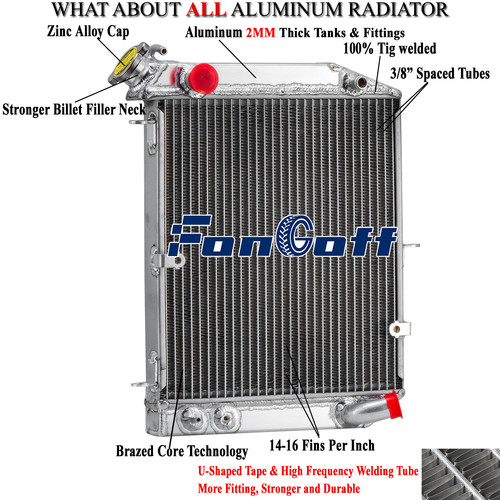 2row aluminum motorcycle - aluminum,