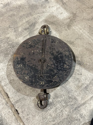 Antique large weighing scale - large,