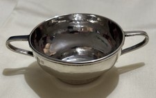 A E Jones Solid Silver Quaich