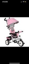 HOMCOM Kids Trike, Pink, 