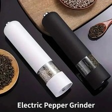 Electric Salt and Pepper Mill Grinder Adjustable Mill Shaker Light Up LED