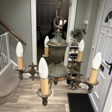 Vintage Brass 5 Light