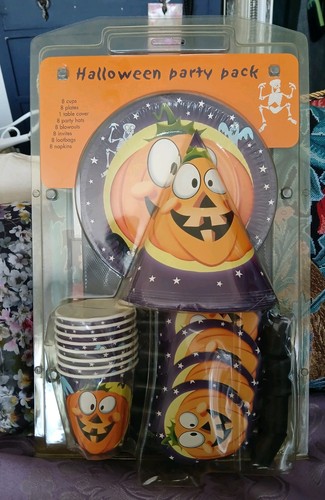 Vtg tesco halloween pumpkin - halloween,