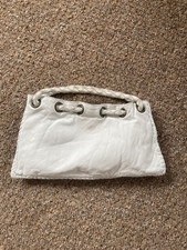 Jocasi London Ram Leather Bag White Handbag Braided