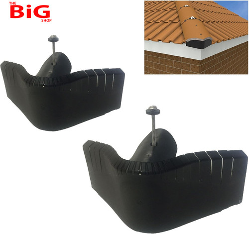 Universal black hip end - x,