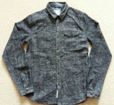 Nanny State Herringbone Pattern Heavy Cotton Blend Worksheet Size M (NWOT)