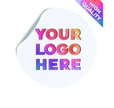 Stickers Logo Round Labels, Printed Stickers, Circle Stickers Logo Labels Round