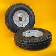 2x Wheel & Tyre 500x10 Inch