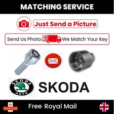 Skoda Security Master Locking Lock Wheel Nut Key Car Bolt Matching Match Service