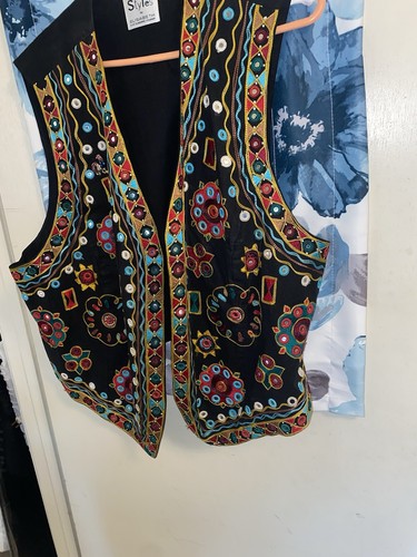 Black boho style - boho-style, embroidered