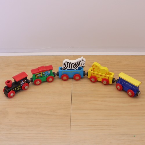 Wooden train track circus - track,