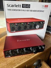 Focusrite Scarlett 18i8 USB Audio Interface 3rd Gen