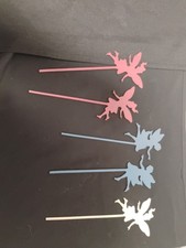 Lot Of 5 Metal, Cutout, Fairy