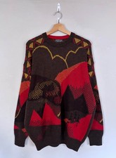 Vintage Jaeger Wool Blend Red