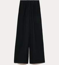 M&S Ladies Black Crinkled