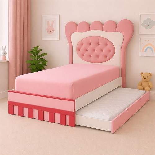 Trundle bed with mattresses - trundle, 2
