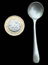 Nickel Silver Salt Condiment Spoon -6.7 cm long-small