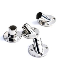 Round Pipe Base Straight Pipe Base Angled Pipe Base Yacht Railing Base