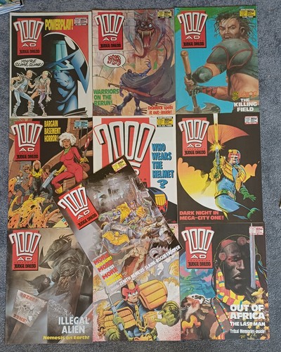 10x 2000ad progs - 10x, :