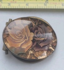 Vintage Floral Scarf Clip -