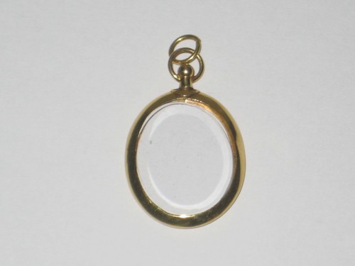 Antique 9ct gold open glass - antique,