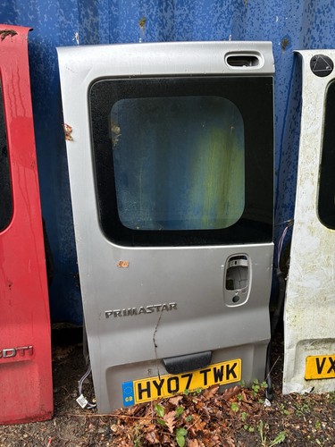 Silver rear door - silver,