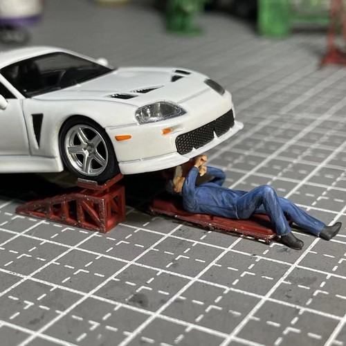 Diorama car garage - diorama,
